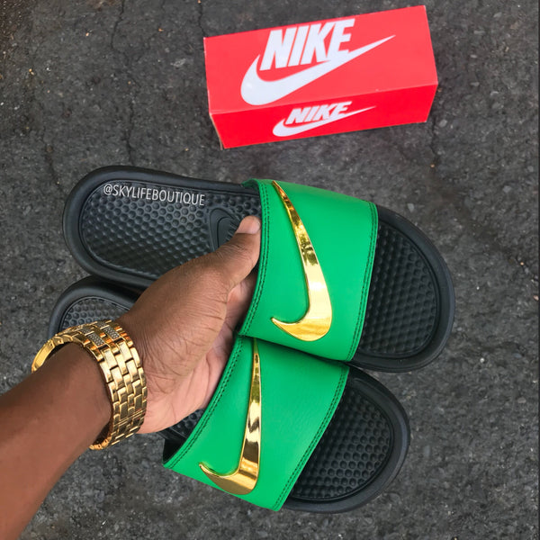 Nike Benassi “Green Lantern”  Slides - Pre Order
