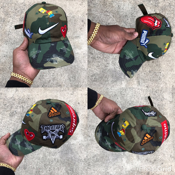 Camo "What the brand" Dad Cap